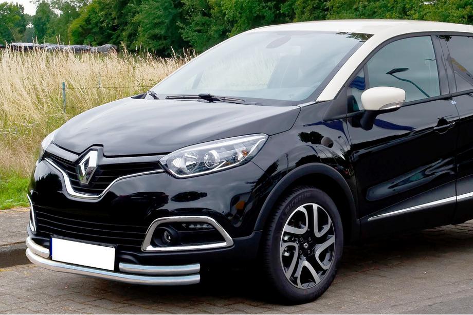 Renault Captur 2013-2019 рр. Передній захист ST085 (нерж) Image