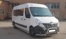 Renault Master 2011-2023 рр. Кенгурятник WT003-Exlusive (нерж.) фото 1