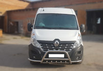 Renault Master 2011-2023 рр. Кенгурятник WT003-Exlusive (нерж.) фото 2