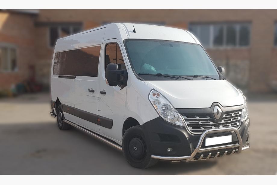 Renault Master 2011-2023 рр. Кенгурятник WT003-Exlusive (нерж.) Image