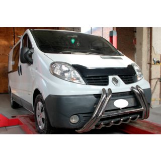 Кенгурятник F1-01 (нерж.) Opel Vivaro 2001-2015 рр. фото 3