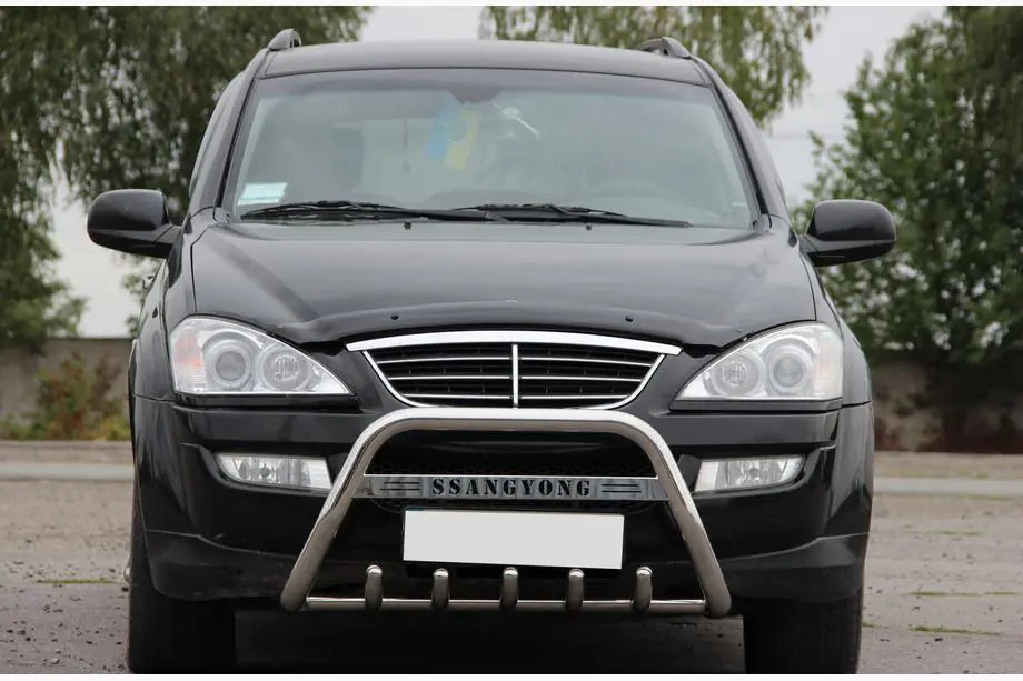 SsangYong Kyron 2005-2014 рр. Кенгурятник WT004 (нерж)