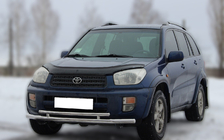 Toyota Rav 4 2001-2005 рр. Передній захист ST014-1 (нерж) фото 3