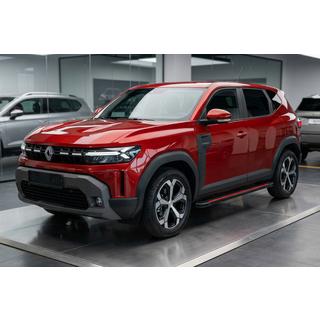 Бокові пороги Maya Red (2 шт., алюміній) Dacia Duster 2024- рр. фото 1