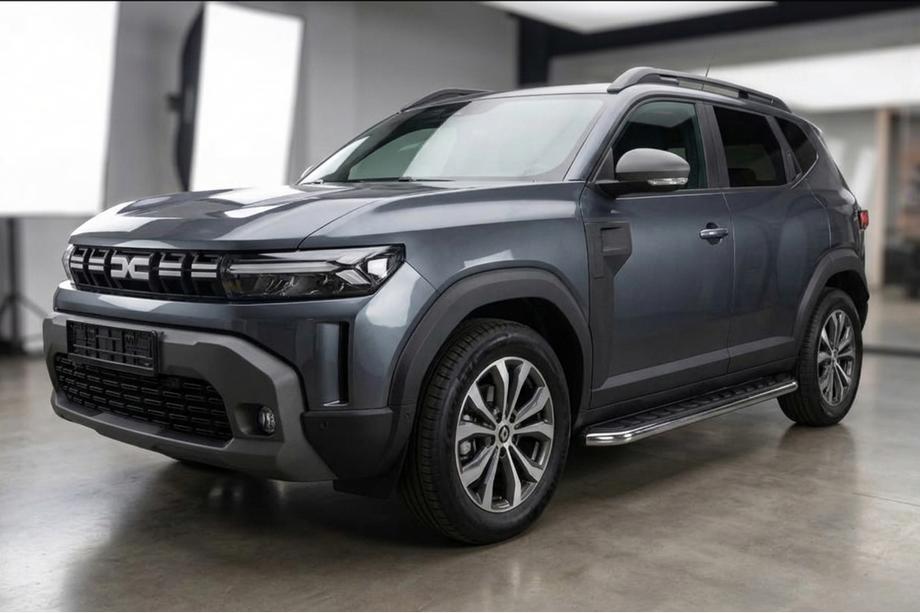 Dacia Duster 2024- рр. Бокові пороги Maydos V1 (2 шт., алюміній) Фото 1