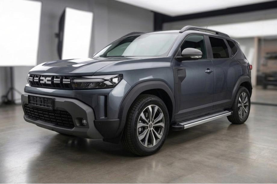 Dacia Duster 2024- рр. Бокові пороги Maya V4 (2 шт., алюміній) Фото 1