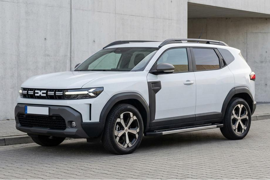Renault Duster 2024- рр. Бокові пороги RedLine V1 (2 шт., алюміній) Фото 1