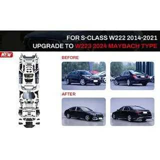 Комплект рестайлінгу в W223 Maybach (з дверними ручками і вставками) фото 1