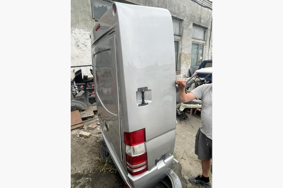 Mercedes Sprinter W906 2006-2018 рр. Навісний багажник (Сірий) Фото 3