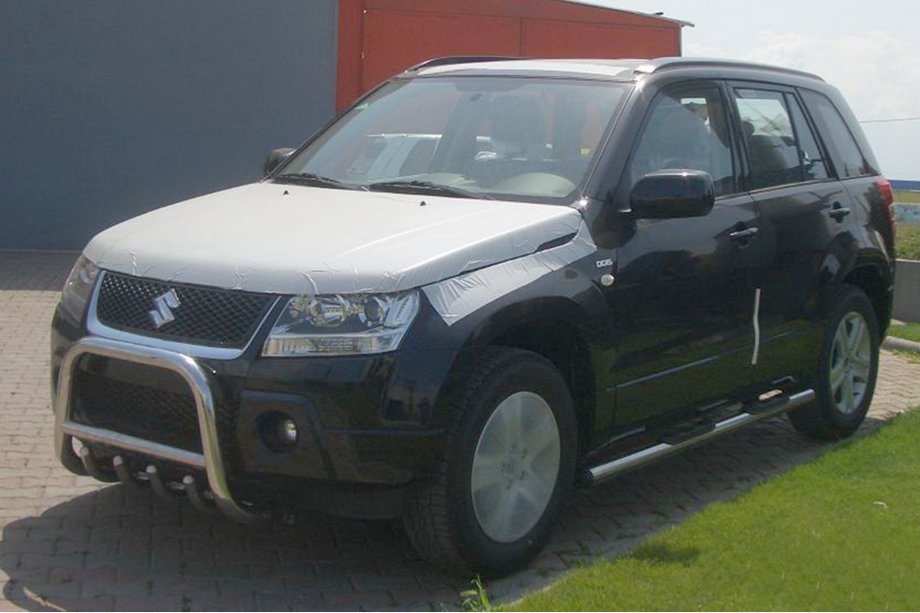 Suzuki Grand Vitara 2005-2017 рр. Бічні труби (2 шт., нерж) Фото 3