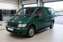 Mercedes Vito W638 1996-2003 рр. Бокові пороги Duru (2 шт., Алюміній) фото 1