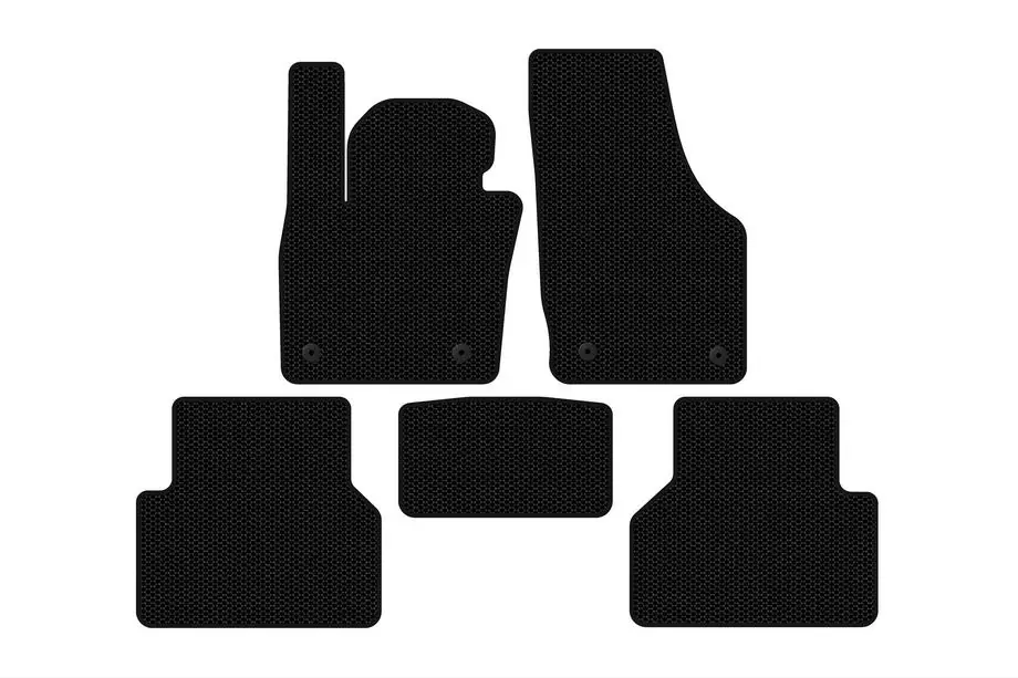 Audi Q3 2011-2019 рр. Гумові килимки Carsuit (Чорні) Фото 1