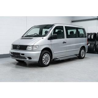 Бокові пороги Rainbow (2 шт., Алюміній) Mercedes Vito W638 1996-2003 рр. фото 1