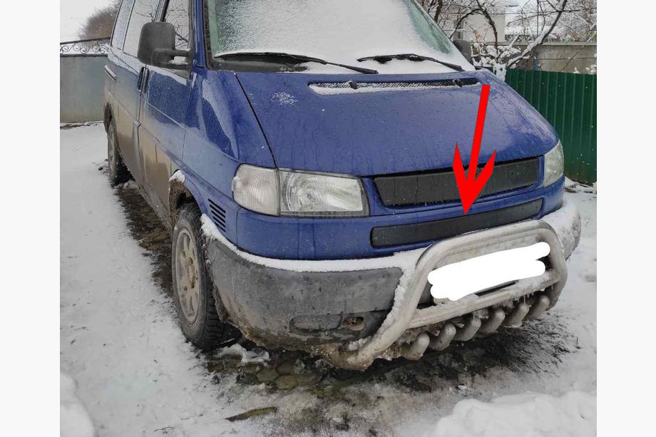 Volkswagen T4 Transporter 1990-2003 рр. Нижня накладка на решітку Image