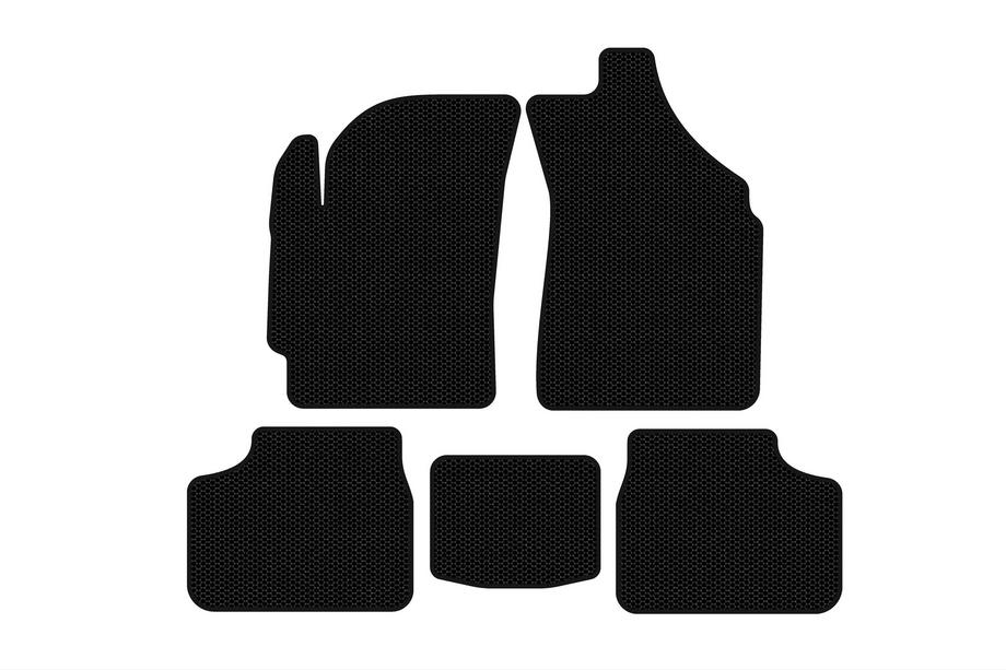 Daewoo Matiz 1998-2008 рр. Гумові килимки Carsuit (Чорні) Фото 1