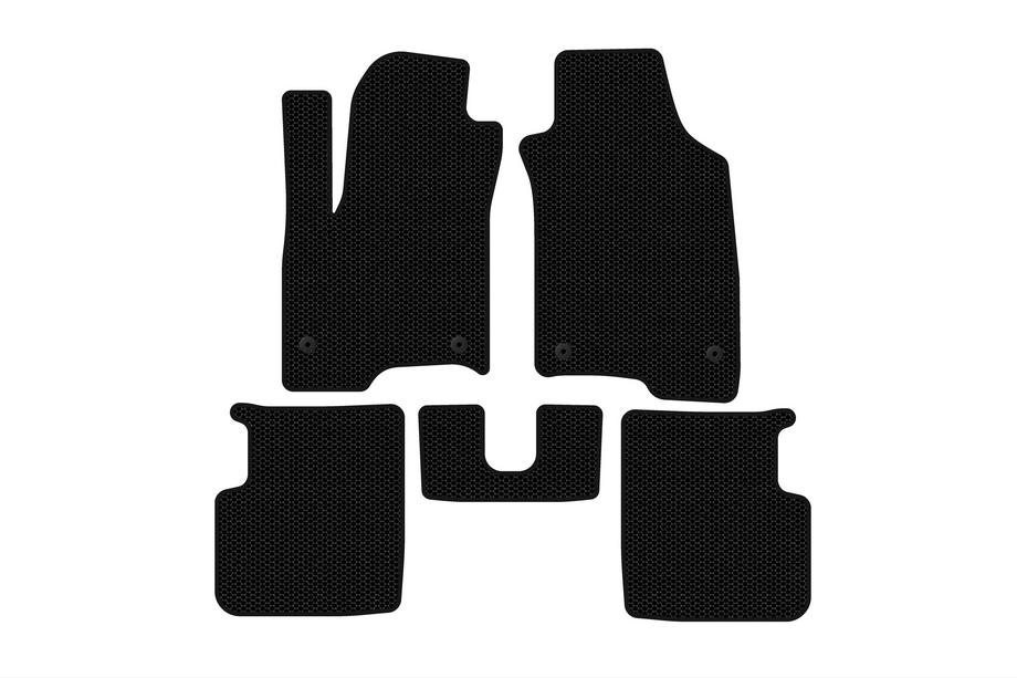 Fiat Panda 2011-2023 рр. Гумові килимки Carsuit (Чорні) Фото 1