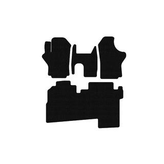 Гумові килимки Carsuit (2004-2007, 2 ряди, 8-ми місний, чорні) Hyundai H200, H1, Starex 1998-2007 рр. фото 1