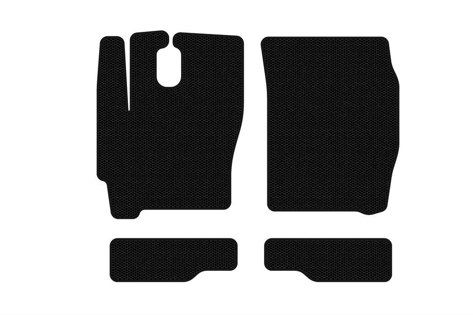 Iveco Eurocargo 2002-2008 рр. Гумові килимки Carsuit (Чорні) Фото 1