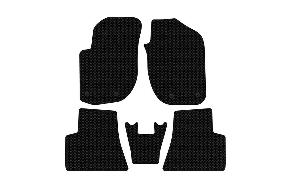 Land Rover Freelander I 1997-2006 рр. Гумові килимки Carsuit (Чорні) Фото 1