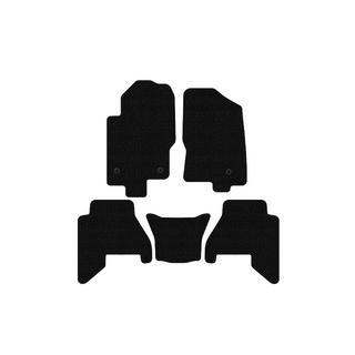 Гумові килимки Carsuit V2 (2 ряди, Чорні, 2010-2014) Nissan Pathfinder R51 2005-2014 рр. фото 1