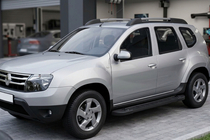 Dacia Duster 2008-2018 рр. Бокові пороги RedLine Black (2 шт., Алюміній) фото 1