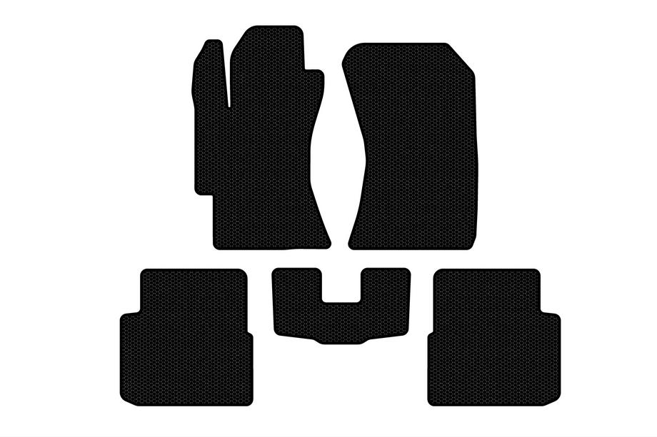 Subaru Impreza 2007-2011 рр. Гумові килимки Carsuit (HB, чорні) Фото 1