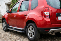 Renault Duster 2008-2017 рр. Бокові пороги Duru (2 шт., Алюміній) фото 1