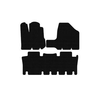Гумові килимки Carsuit (2 ряди, чорні) Toyota Sienna 2003-2009 рр. фото 1