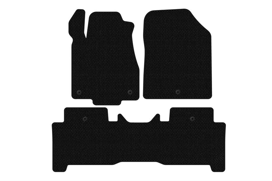 Acura MDX 2007-2013 рр. Гумові килимки Carsuit (2 ряди, чорні) Фото 1