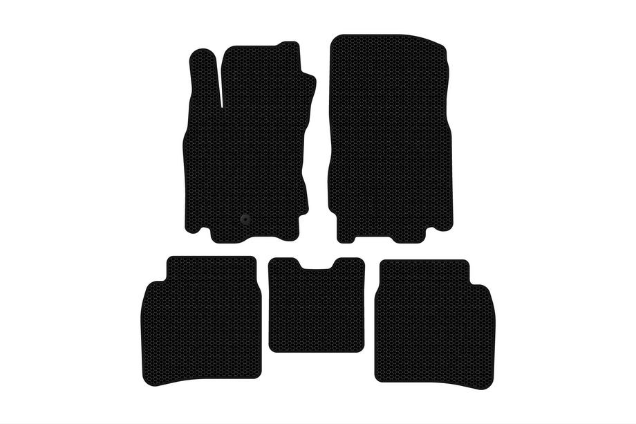 Nissan Note 2004-2012 рр. Гумові килимки Carsuit (Чорні) Фото 1