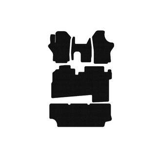 Гумові килимки Carsuit (2004-2007, 3 ряди, 8-ми місний, чорні) Hyundai H200, H1, Starex 1998-2007 рр. фото 1