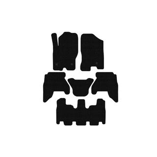 Гумові килимки Carsuit V1 (3 ряди, чорні, 2010-2014) Nissan Pathfinder R51 2005-2014 рр. фото 1