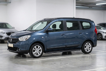 Renault Lodgy 2013-2022 рр. Бокові пороги Bosphorus Black (2 шт., Алюміній) фото 1