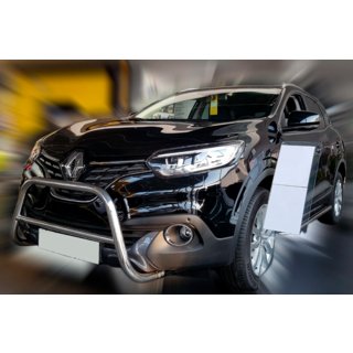 Кенгурятник (нерж) Renault Kadjar 2015-2022 рр. фото 3