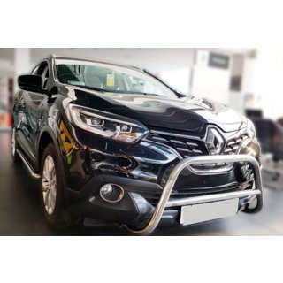 Кенгурятник (нерж) Renault Kadjar 2015-2022 рр. фото 1