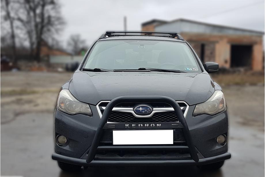 Subaru XV 2011-2017 рр. Кенгурятник F1-71 Black (нерж) Image