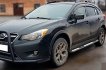 Subaru XV 2011-2017 рр. Бічні труби BB002 (2 шт., нерж.) фото 1