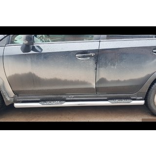 Бічні труби BB002 (2 шт., нерж.) Subaru XV 2011-2017 рр. фото 2