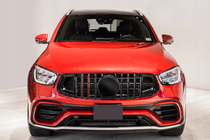 Mercedes GLC coupe C253 2016-2023 рр. Передня решітка GT Panamericana GT-R (для GLC 43 AMG/GLC 63 AMG/AMG-Line 2019-2022) фото 1
