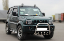 Suzuki Jimny 1998-2018 рр. Кенгурятник F2-01 (нерж) фото 2