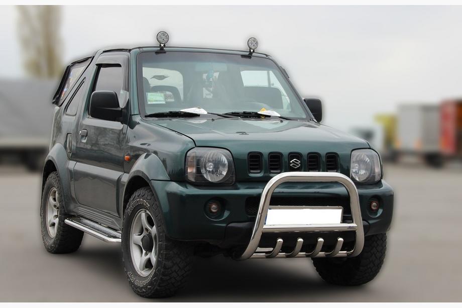 Suzuki Jimny 1998-2018 рр. Кенгурятник F2-01 (нерж) Фото 2