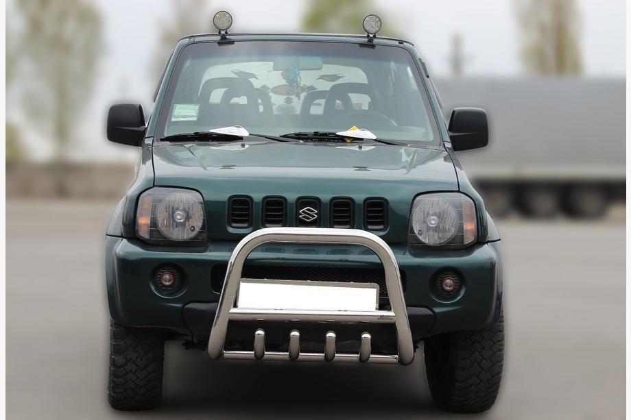 Suzuki Jimny 1998-2018 рр. Кенгурятник F2-01 (нерж) Image