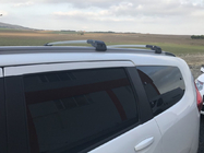 Dacia Lodgy 2012-2022 рр. Багажник (поперечини) на інтегровані рейлінги під ключ WingCarrier V2 (2 шт) Сірий фото 20