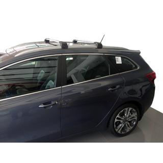 Багажник (поперечини) на інтегровані рейлінги під ключ WingCarrier V2 (2 шт) Kia Ceed 2012-2018 рр. фото 1