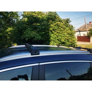 Багажник (поперечини) на інтегровані рейлінги під ключ WingCarrier V2 (2 шт) Kia Sportage 2015-2021 рр. фото 2