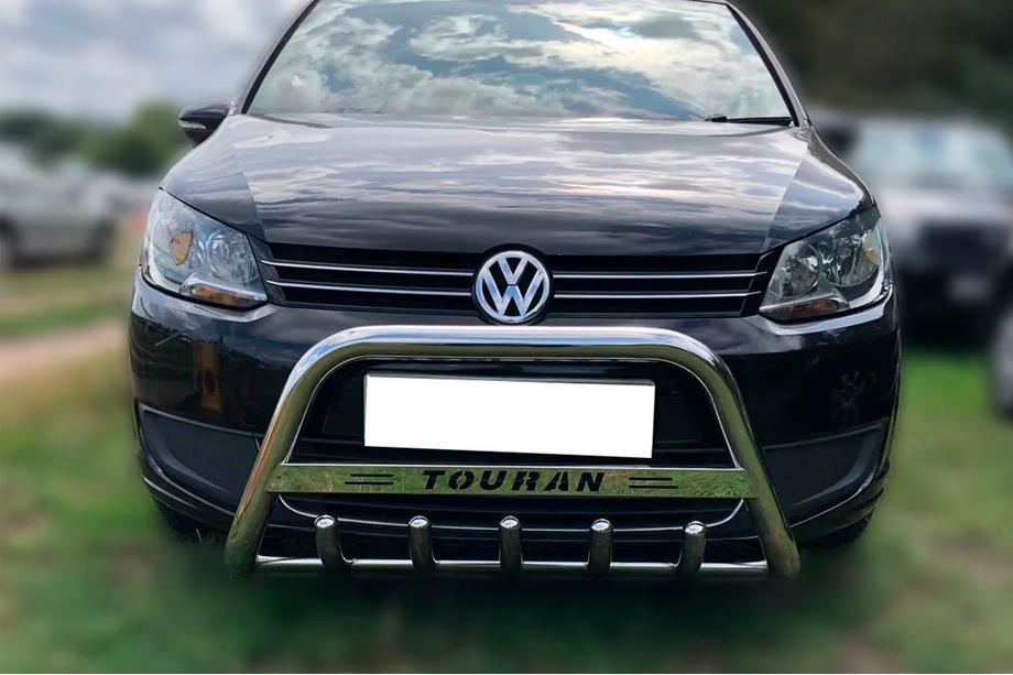 Volkswagen Touran 2010-2015 рр. Кенгурятник (нерж) Image