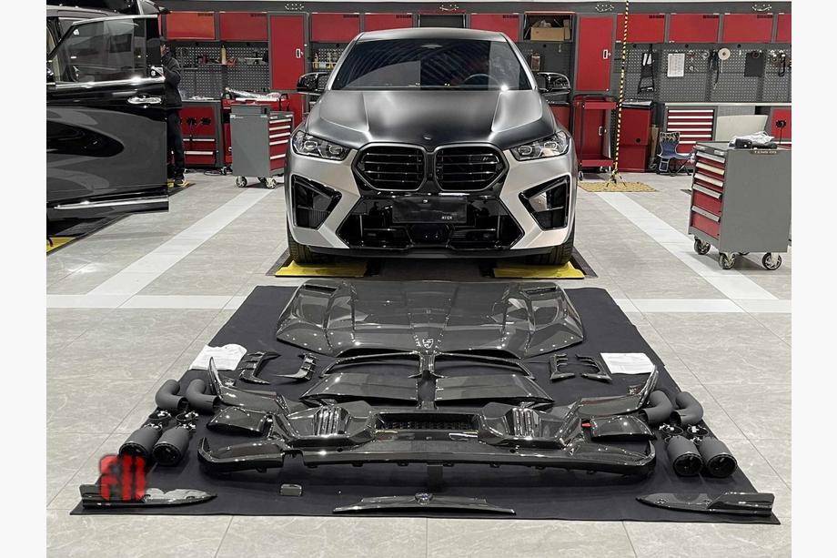 BMW X6 G06 2019-2027 рр. Комплект обвісів для X6M F96 LRT-Design Carbon (2023+) Image