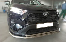 Toyota Rav 4 2019-2025 рр. Передній захист F3-10 (нерж) фото 1