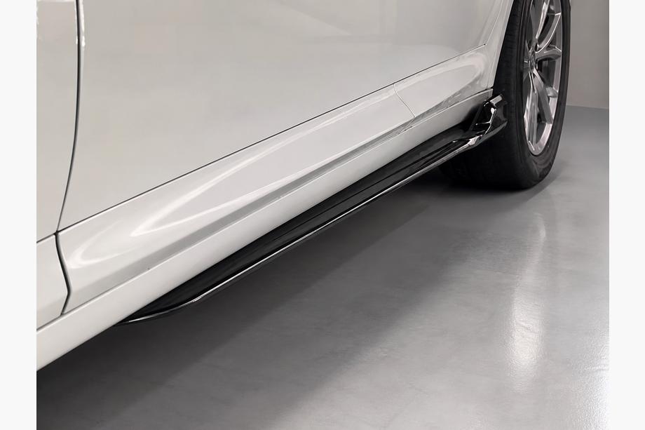 BMW X4 G02 2018- рр. Леза під пороги (Чорний глянець) Image