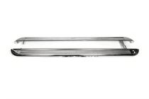 Hyundai Terracan 2001-2007 рр. Бокові пороги Premium (2 шт., нерж.) фото 2